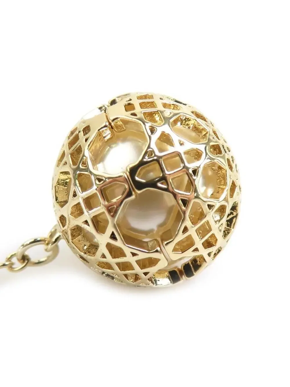 Auth Christian Dior Pierce Eaarings #294115C23B